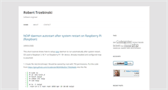 Desktop Screenshot of domeny.trzebinski.info